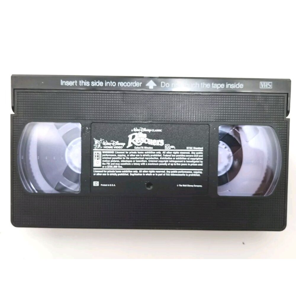Walt Disney The Rescuers VHS 1992 Black Diamond Edition Clamshell Classic - Picture 8 of 9